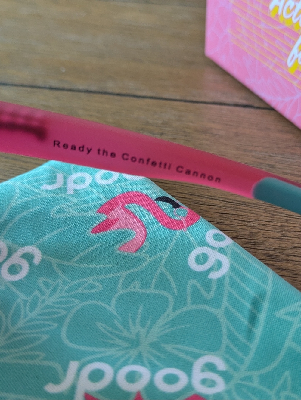 Goodr Astro G Pink "Ready The Confetti Canon" Active Sunglasses - Picture 7 of 10